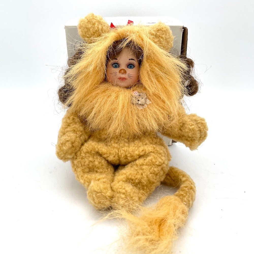Marie Osmond Tiny Tot Cowardly Lion Wizard of Oz Porcelain Doll NWT NIB 2461
